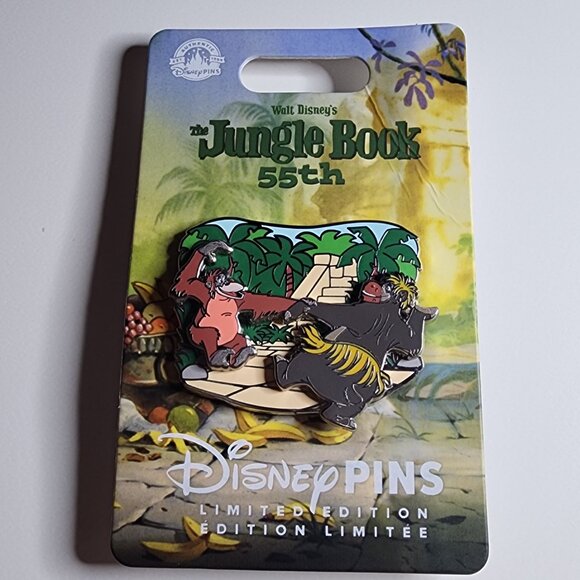 The Jungle Book 55th Anniversary King Louie and Baloo Disney Pin LE 4250 NEW - Picture 2 of 3